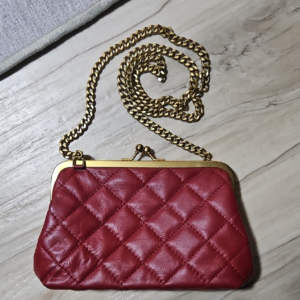 Margot KissLock Quilted Leather Crossbody Bag